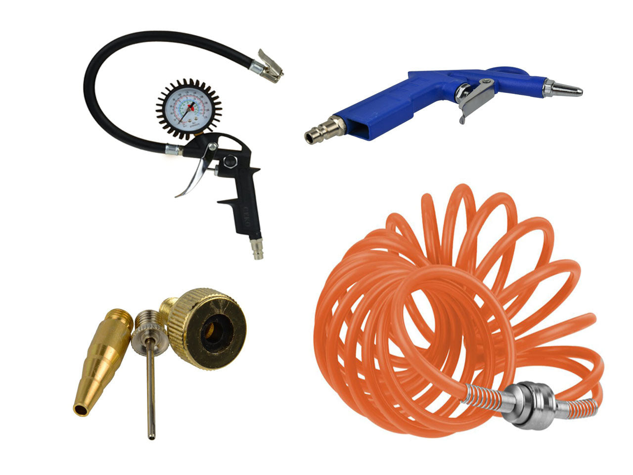 Set 6 accesorii pentru compresor, GEKO G01167