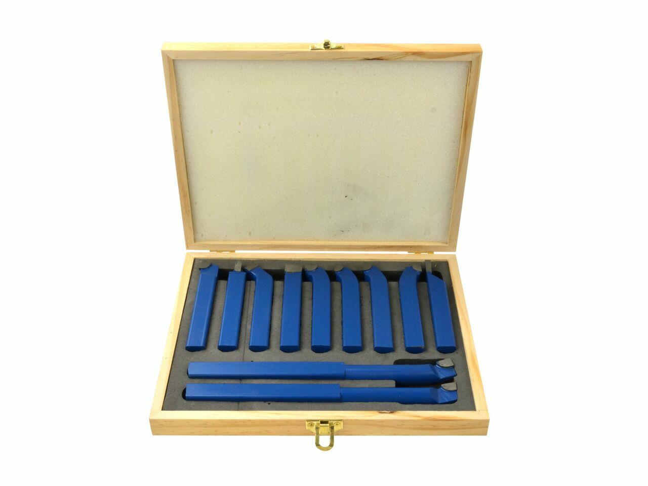 Set 11 cutite de strunjire 16x16mm + valiza, GEKO G01243