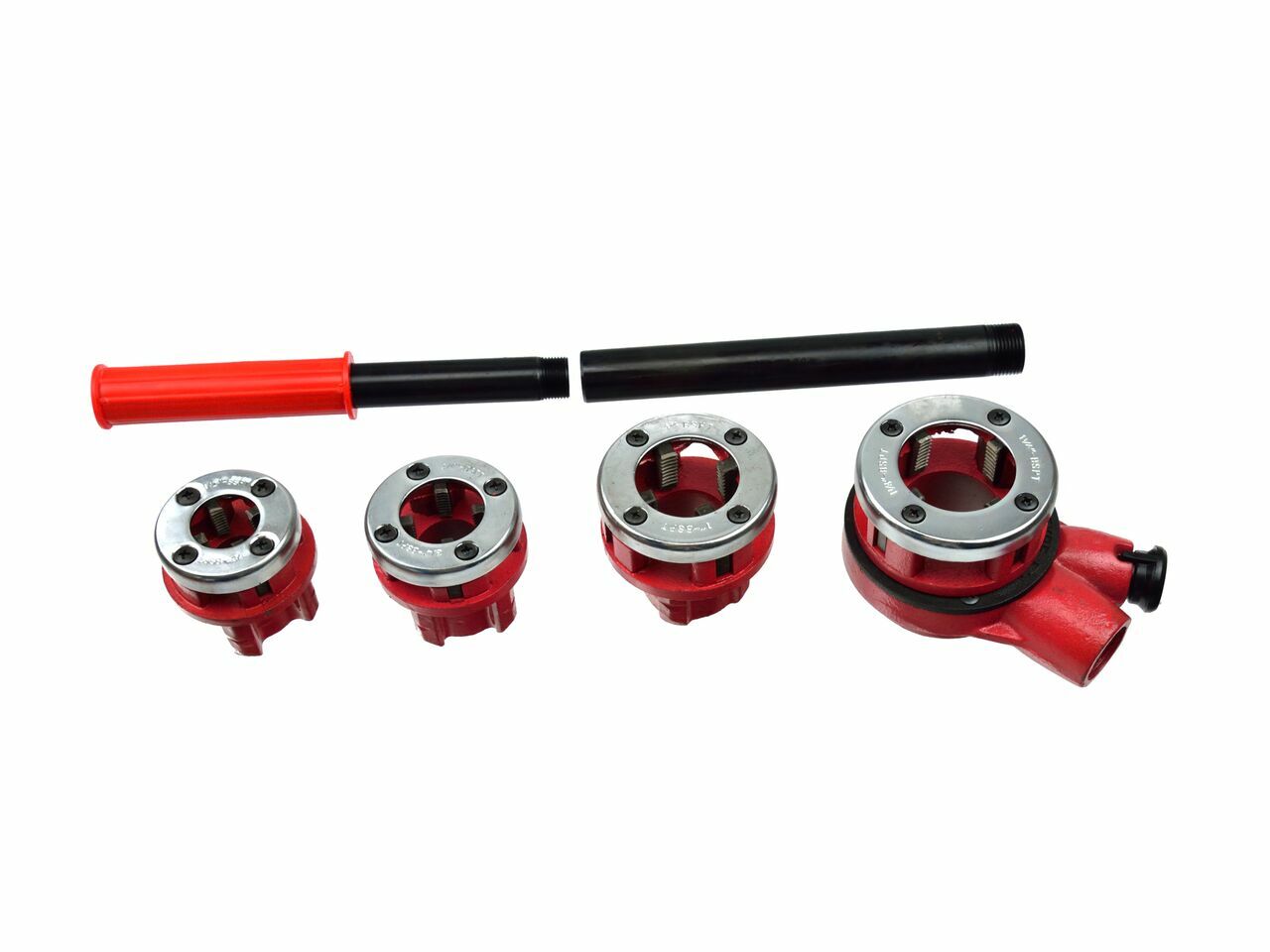 Set 4 filiere pentru dispozitivul de filetat 1/2" - 1,1/4", Geko G01000