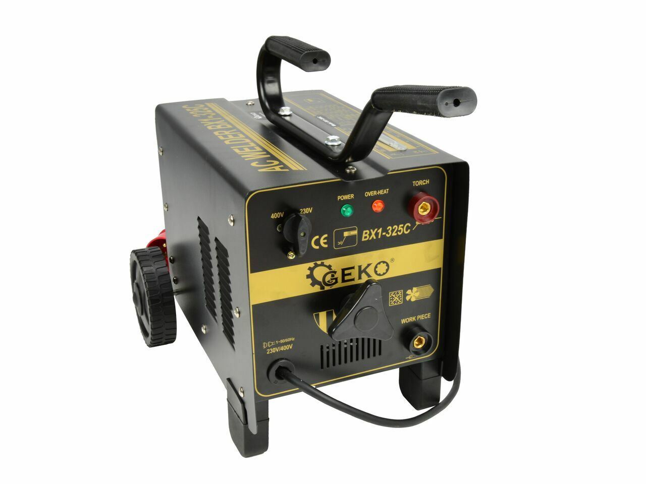 Aparat de sudură BX-325C, 230V/400V, adaptor industrial, Geko G81016