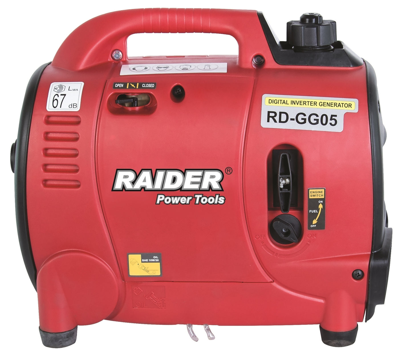 Generator invertor pe benzina 1000W in 4 timpi RD-GG05, Raider 090102