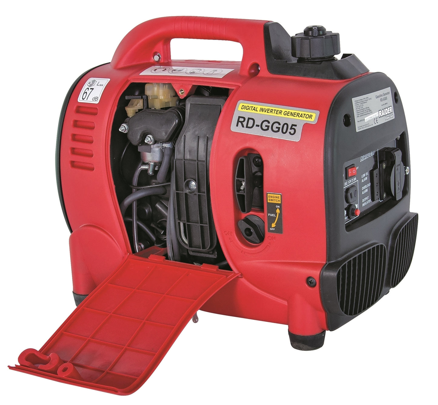 Generator invertor pe benzina 1000W in 4 timpi RD-GG05, Raider 090102