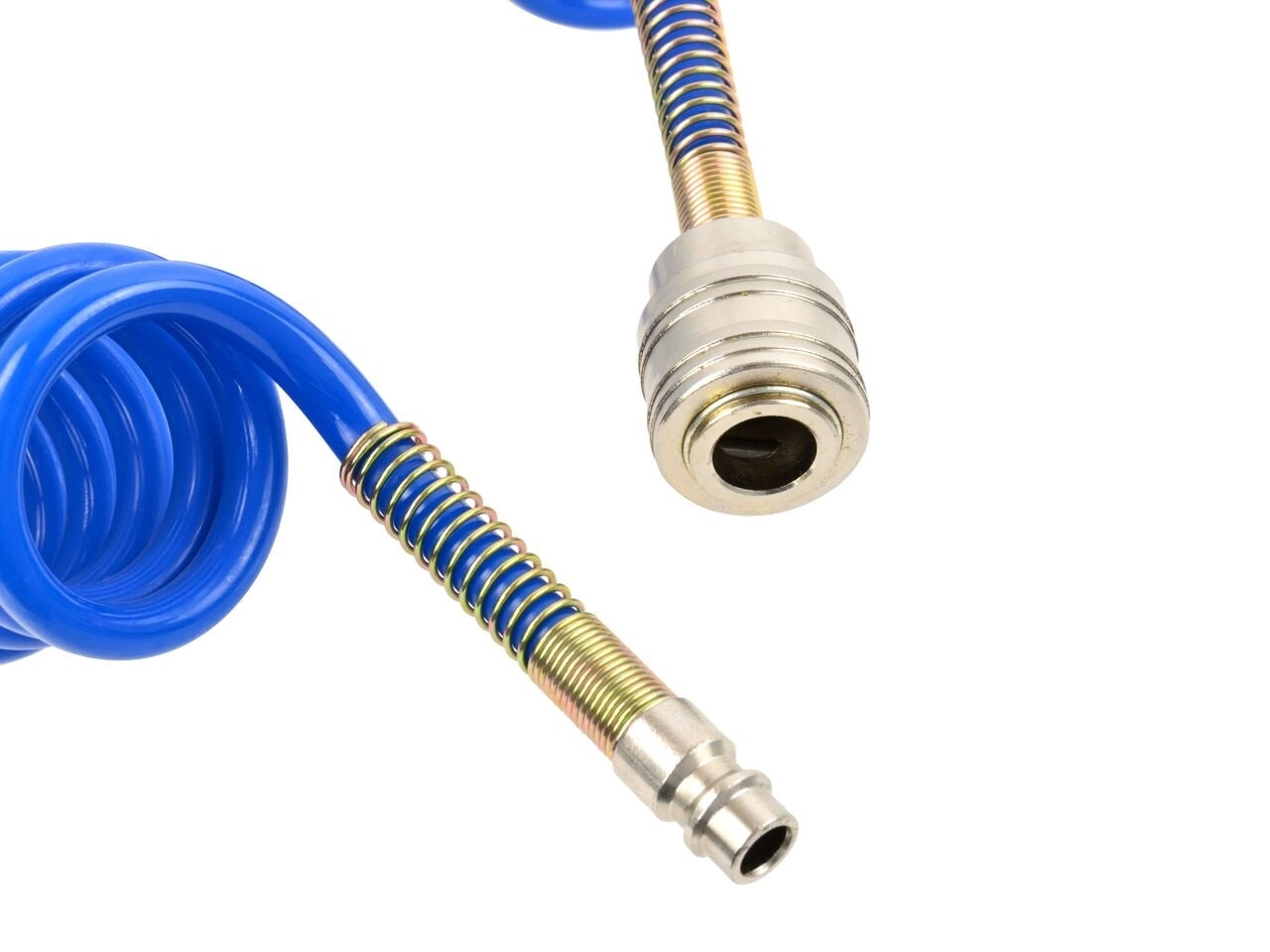 Furtun pneumatic spiralat PU 5x8mm 5m, GEKO G02965