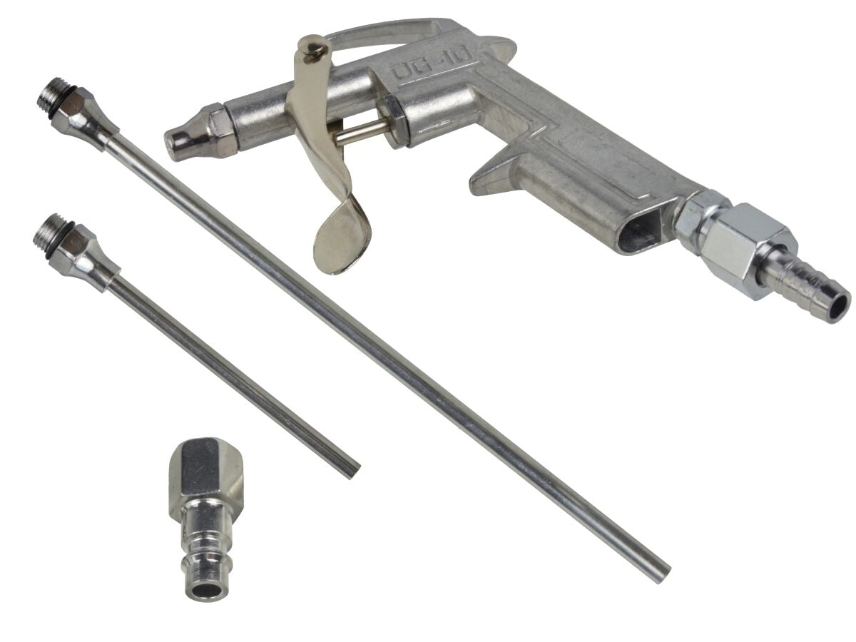 Pistol pentru suflat + 5 accesorii 1/4" 10bar, GEKO G01163