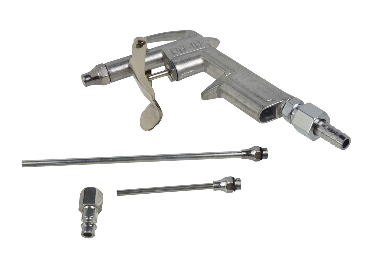 Pistol pentru suflat + 5 accesorii 1/4" 10bar, GEKO G01163