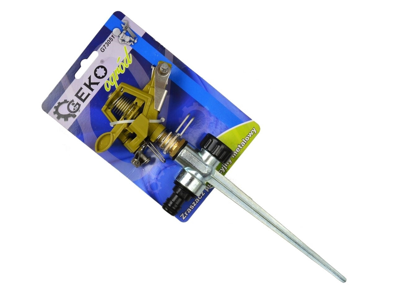 Aspersor metalic cu impuls 360°, Geko G73051