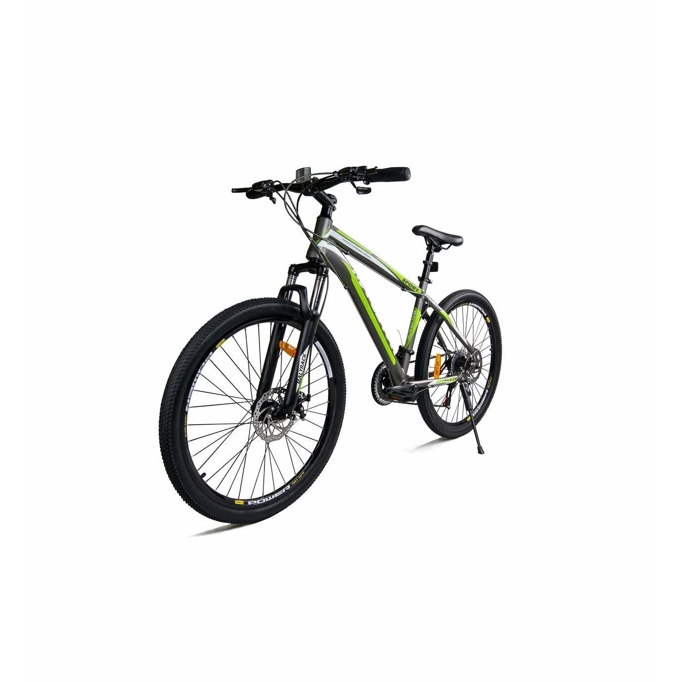 Bicicleta MTB MalTrack Sport Gray cu 21 Viteze, Roti 26 Inch, Mountain Bike