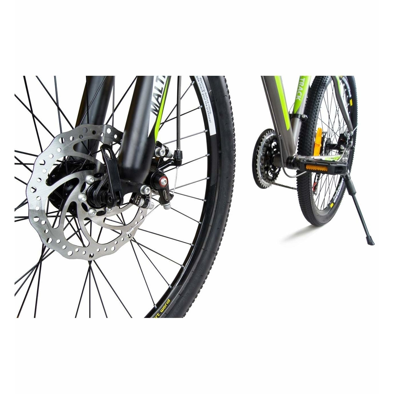 Bicicleta MTB MalTrack Sport Gray cu 21 Viteze, Roti 26 Inch, Mountain Bike