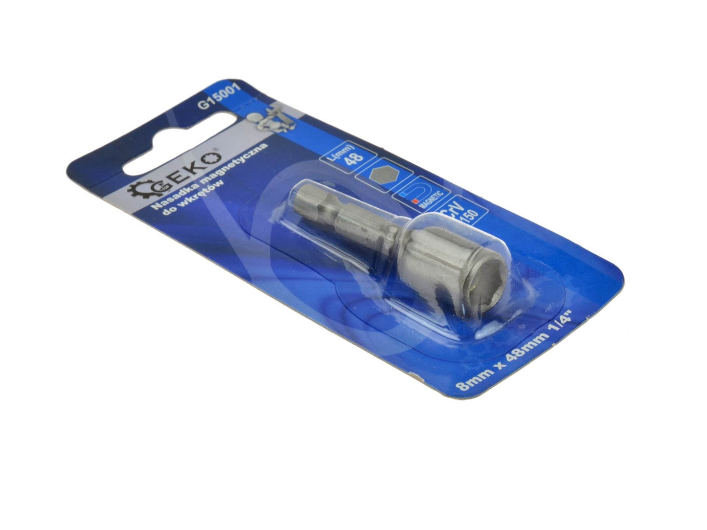 Adaptor hexagonal magnetic 8mmx48mm 1/4", GEKO G15001