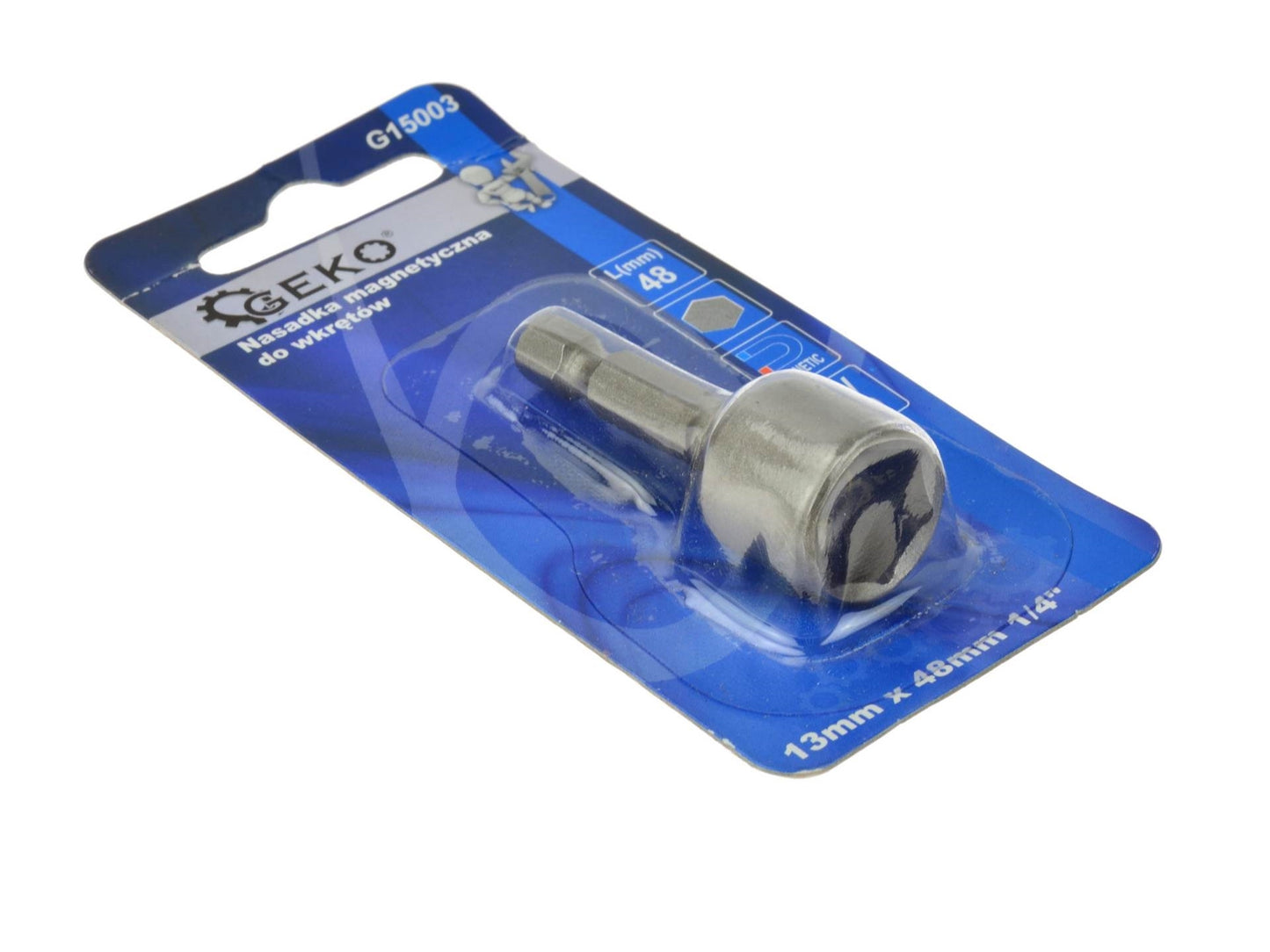 Cheie hexagonala 13mmx48mm 1/4 ", magnetica, Geko, G15003