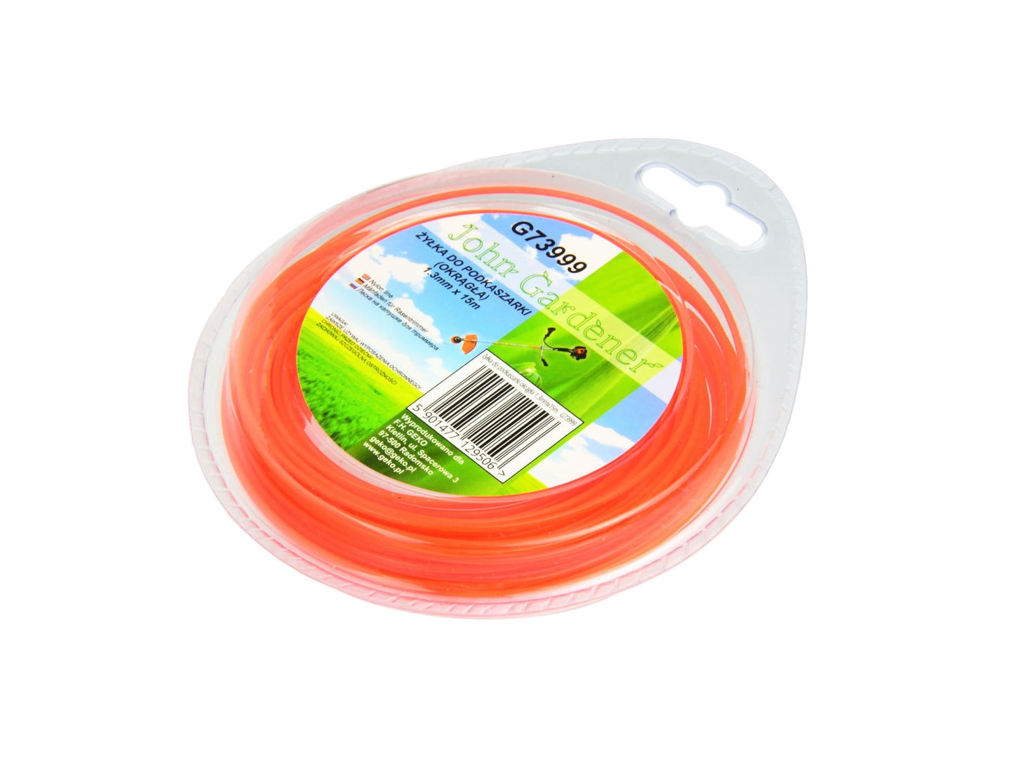 Coarda taiere pentru masini de tuns iarba, rotunda, 1.3mmx15m, GEKO G73999