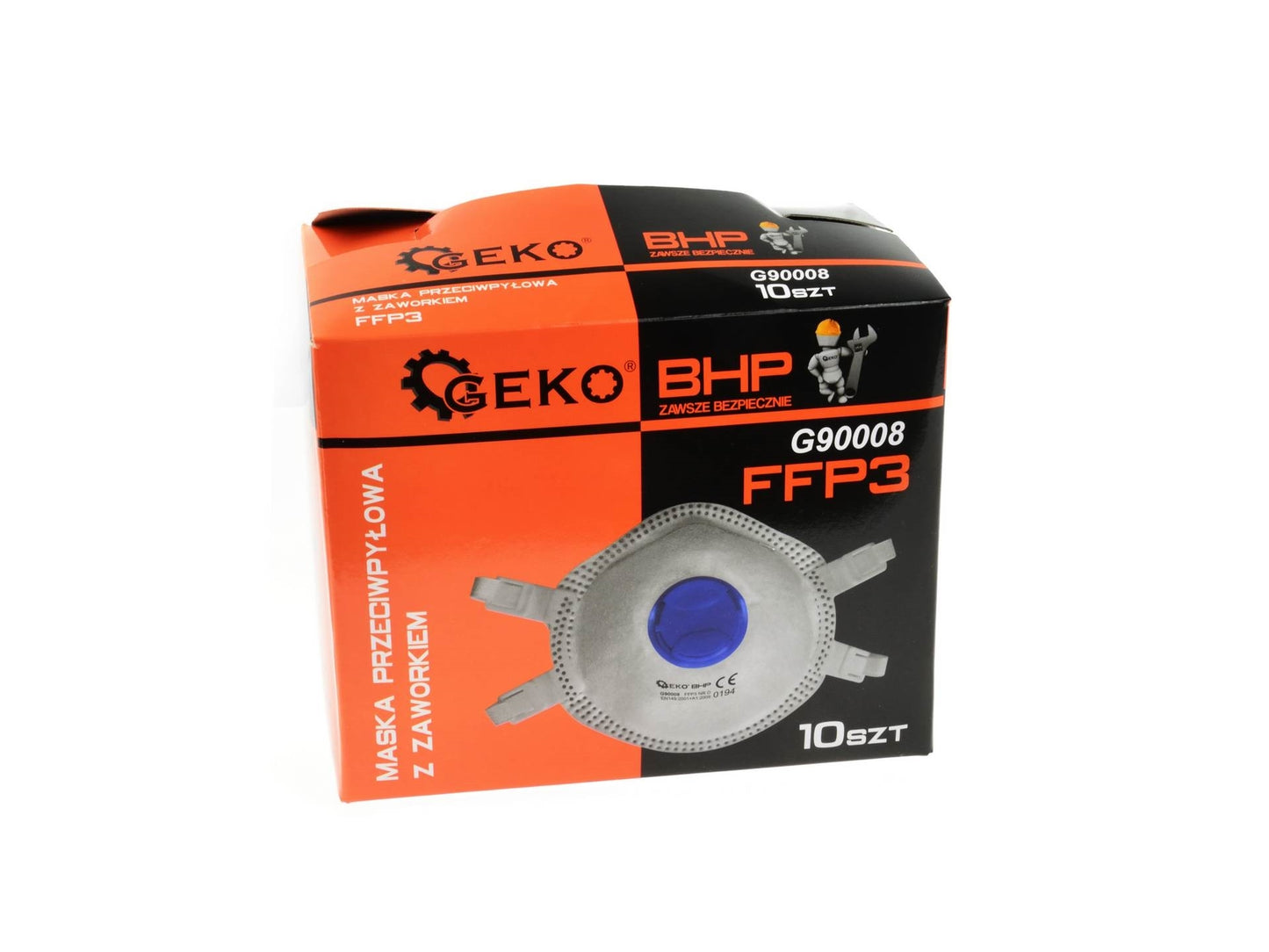 Mască de protectie praf, FFP3, Geko G90008
