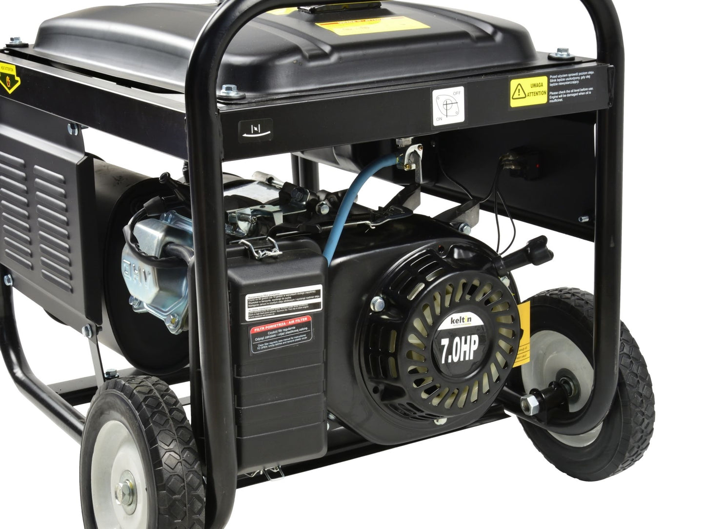 Generator electric, 7.0 KM, 230V si 12V, 210cc, 4000rpm, Keltin K00252