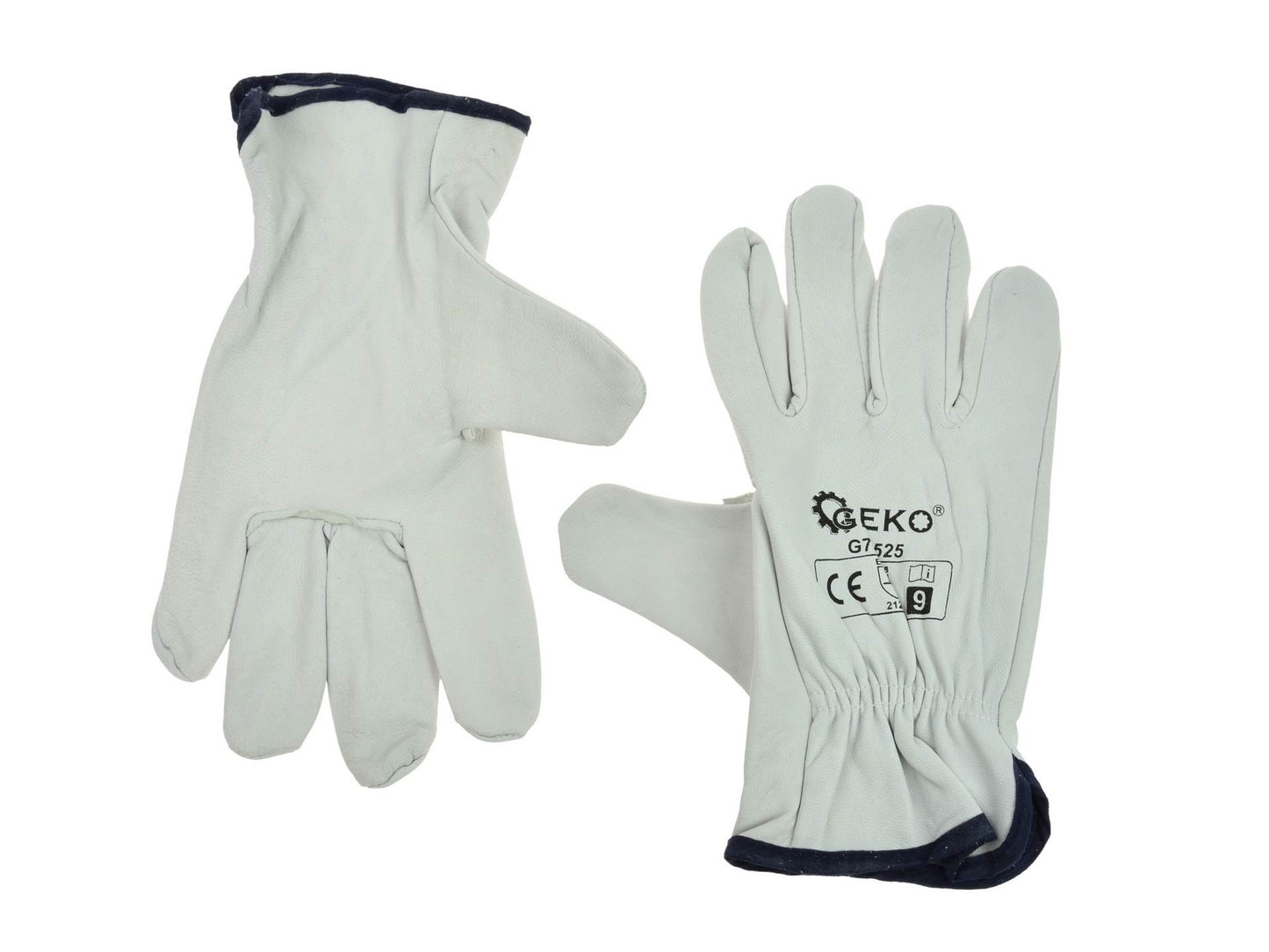Mănuși de protecție din piele, mărimea 9, Geko G73525