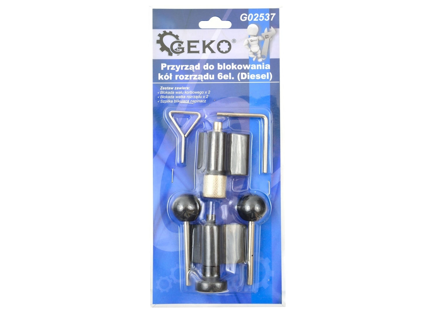 Set 6 piese pentru blocare distributie, Geko G02537