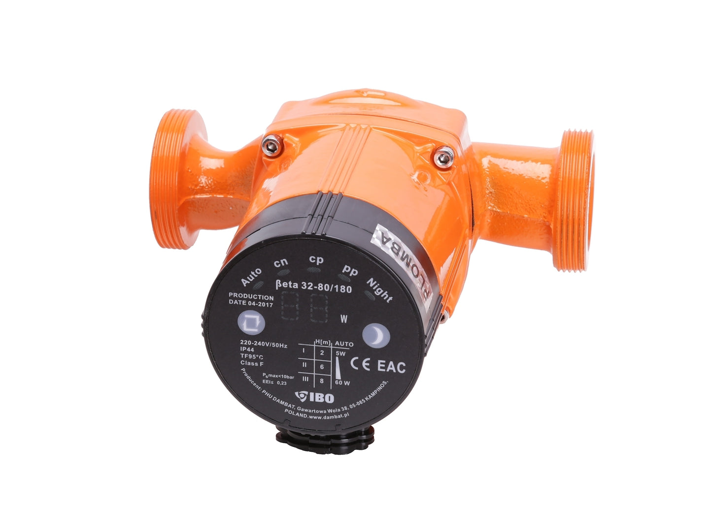 Pompa de recirculare Ibo Dambat  BETA 32-80/180, 8m, 70/min, 60W, IB030009