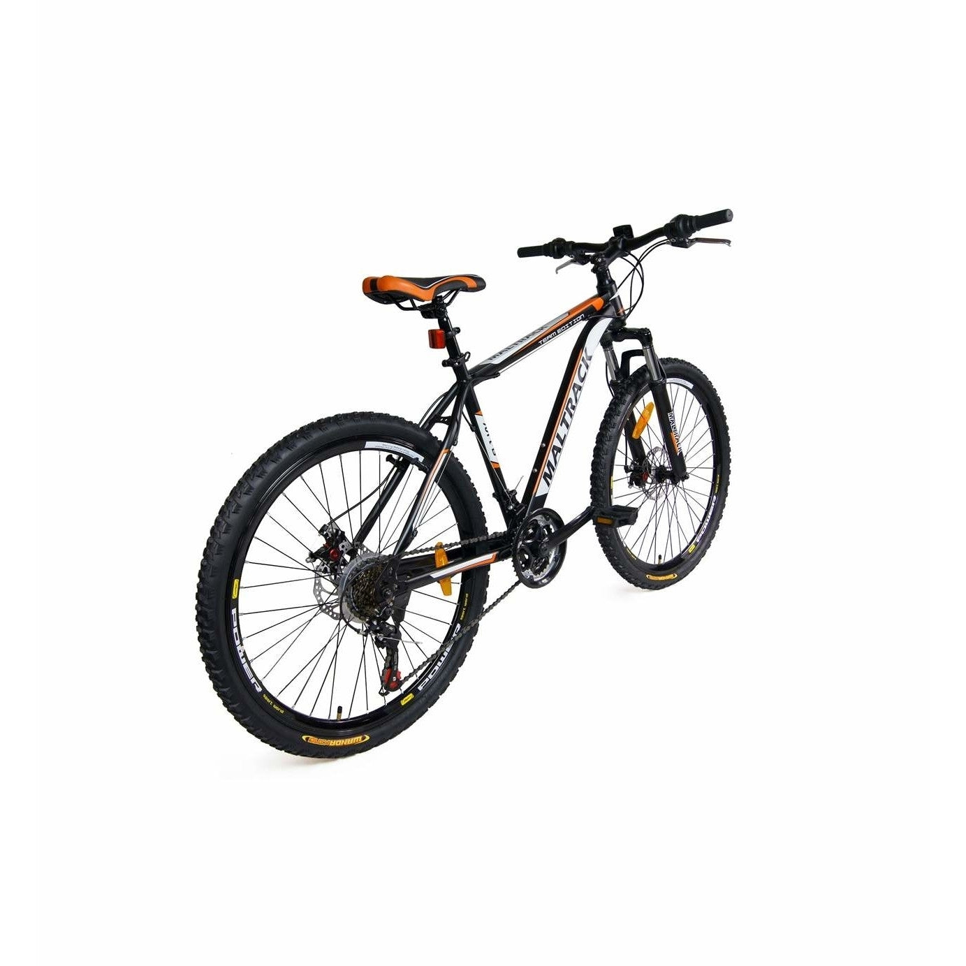 Bicicleta MTB MalTrack Team Orange, cu 18 Viteze, Roti 26 Inch + Bidon Apa