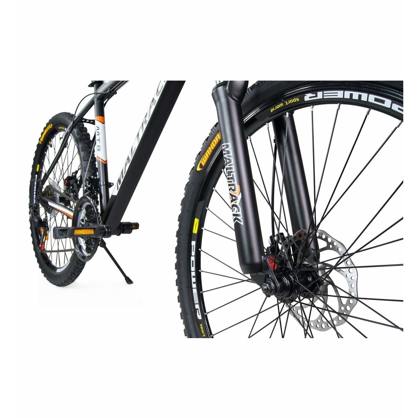 Bicicleta MTB MalTrack Team Orange, cu 18 Viteze, Roti 26 Inch + Bidon Apa