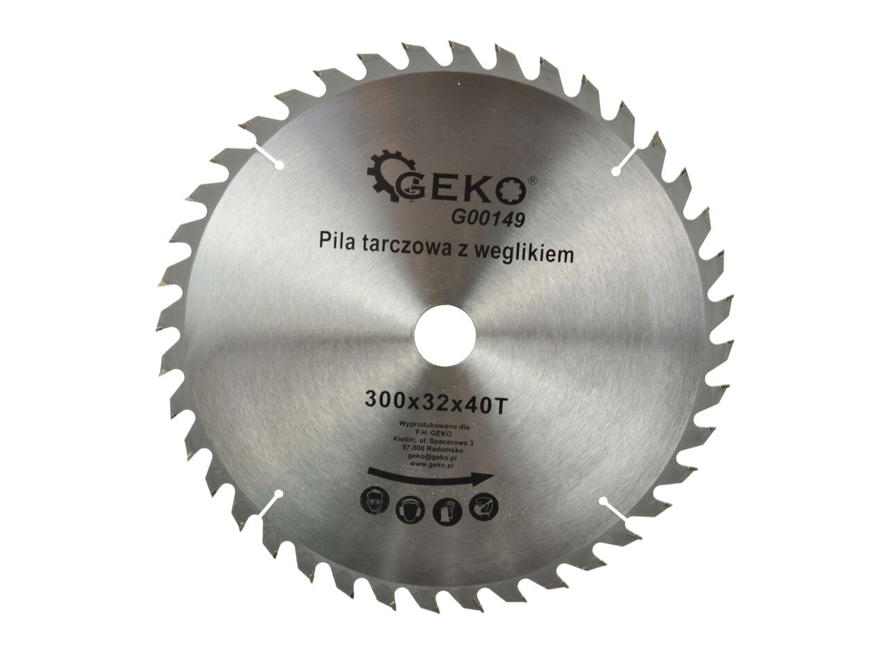 Disc circular pentru lemn 300x32x40T, Geko G00149