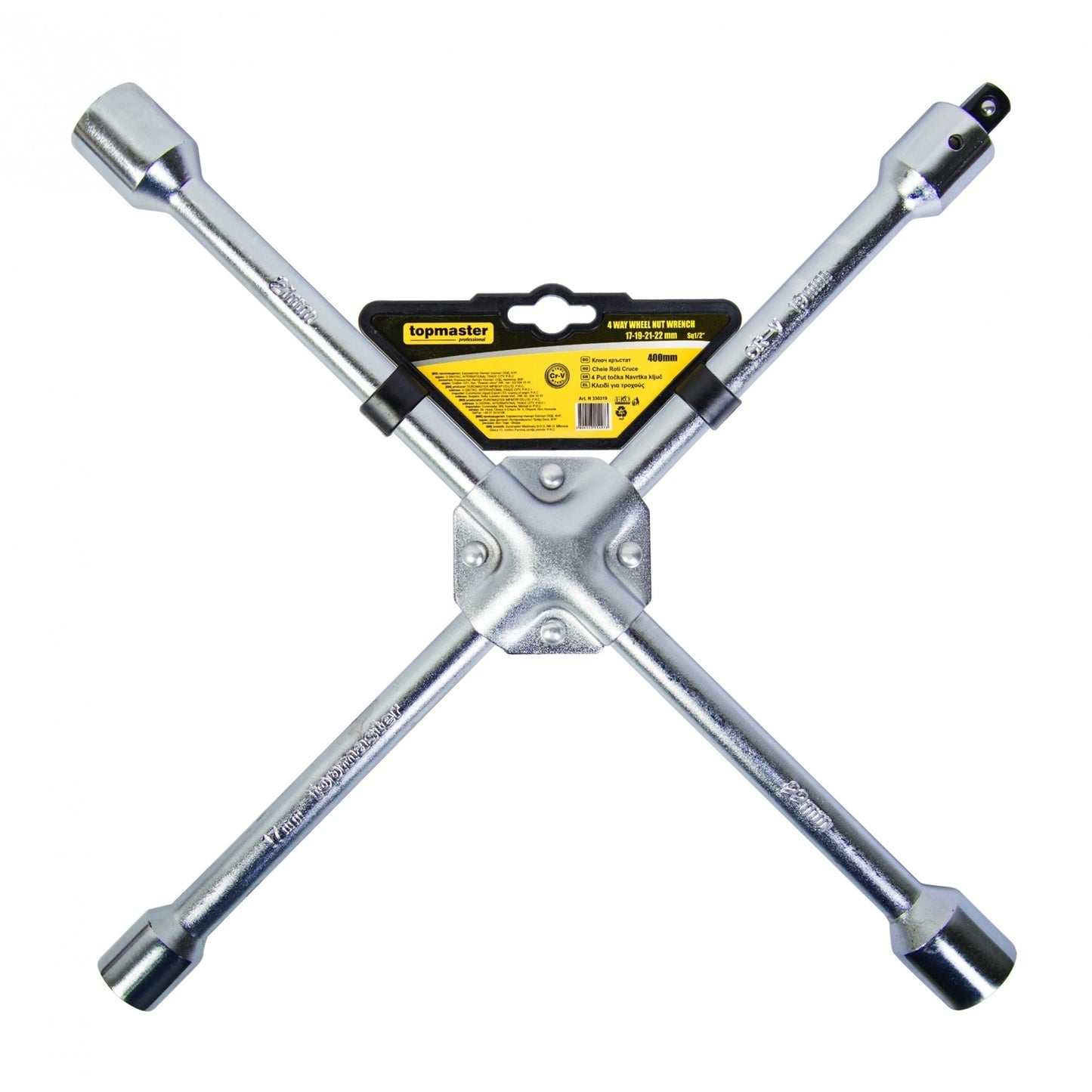 Cheie cruce roti 17х19х21х22mm CR-V, TopMaster 330319