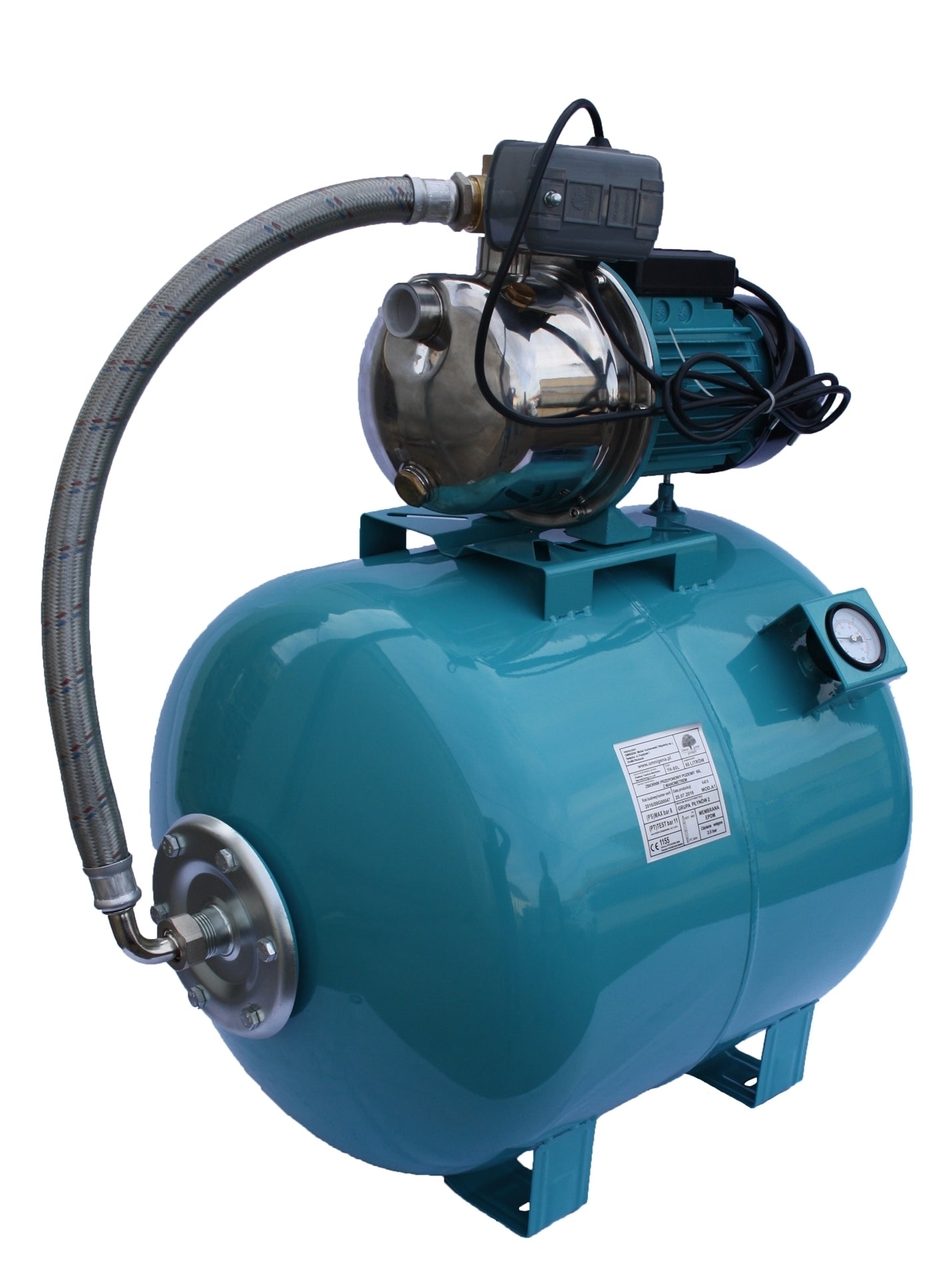 Hidrofor APC JY 1000/80 rezervor 80 litri cu manometru, 0.8 kW, 03020107/80M