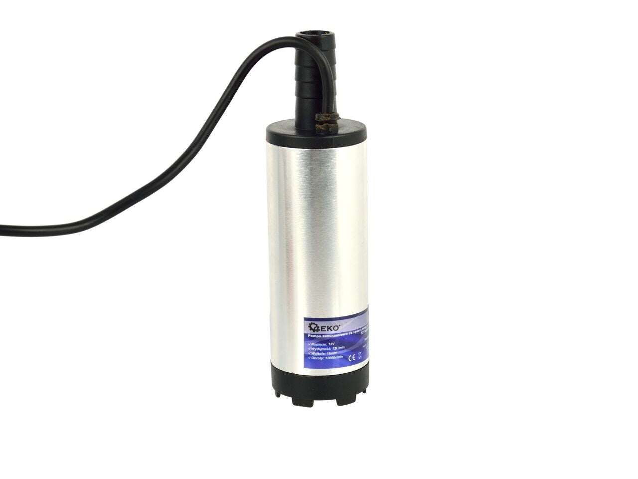 Pompa submersibila pentru scurgerea combustibilului 12V 37mm, GEKO G00942