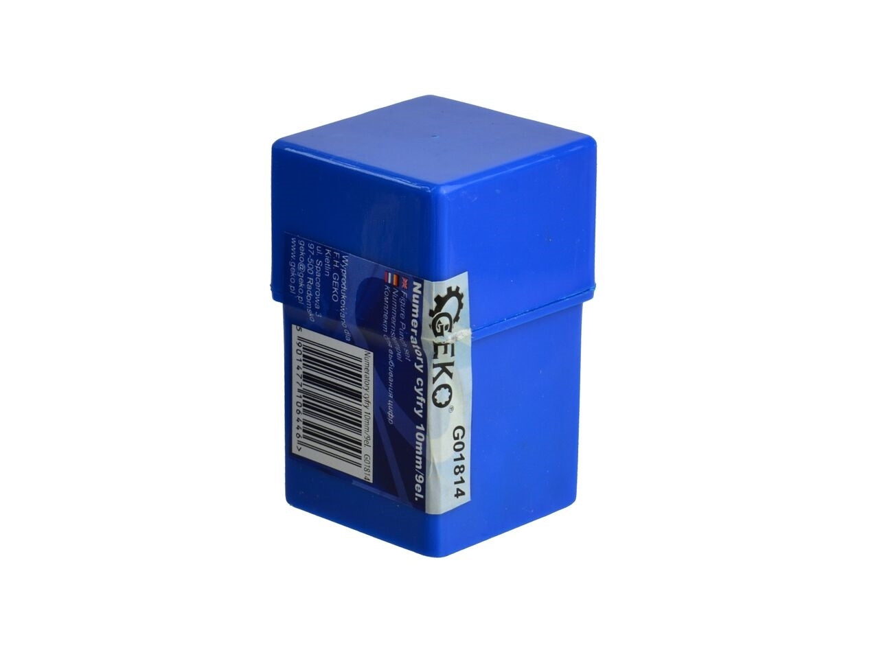 Set 9 poansoane cu numere 10mm, Geko G01814