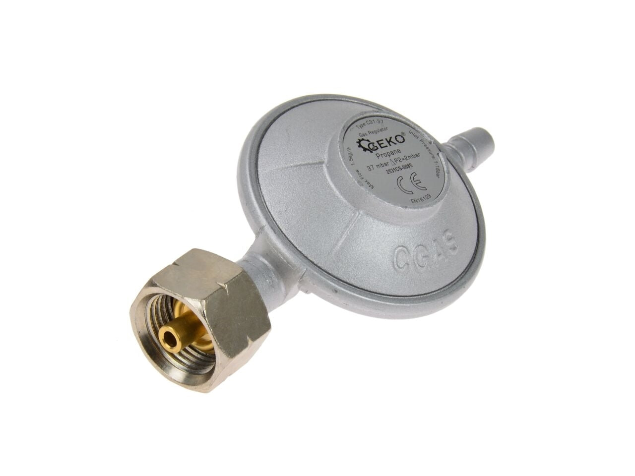 Regulator pentru butelie (ceas butelie) 11kg 37mbar, Geko G80540