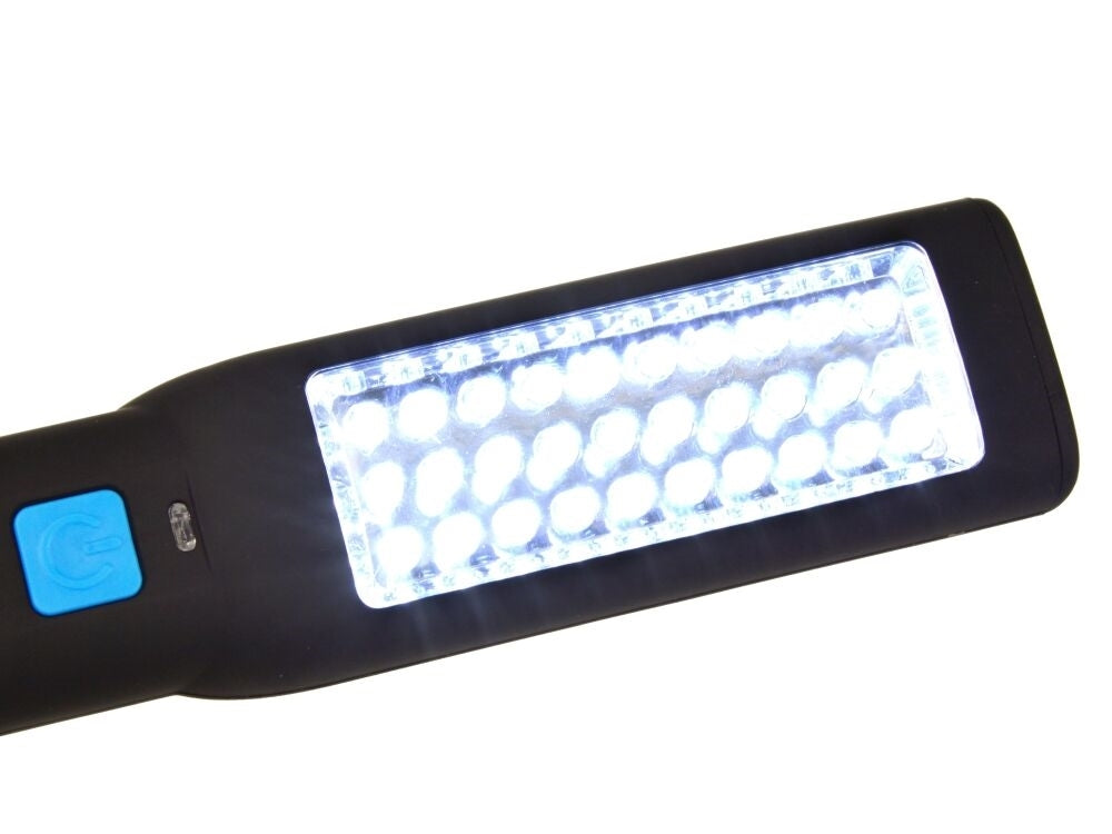 Lanterna pentru atelier, 30 + 7LED 1800mah 230V/2V, Geko G15107