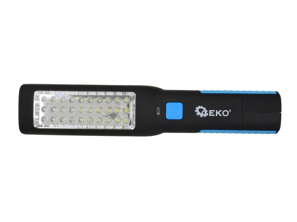 Lanterna pentru atelier, 30 + 7LED 1800mah 230V/2V, Geko G15107