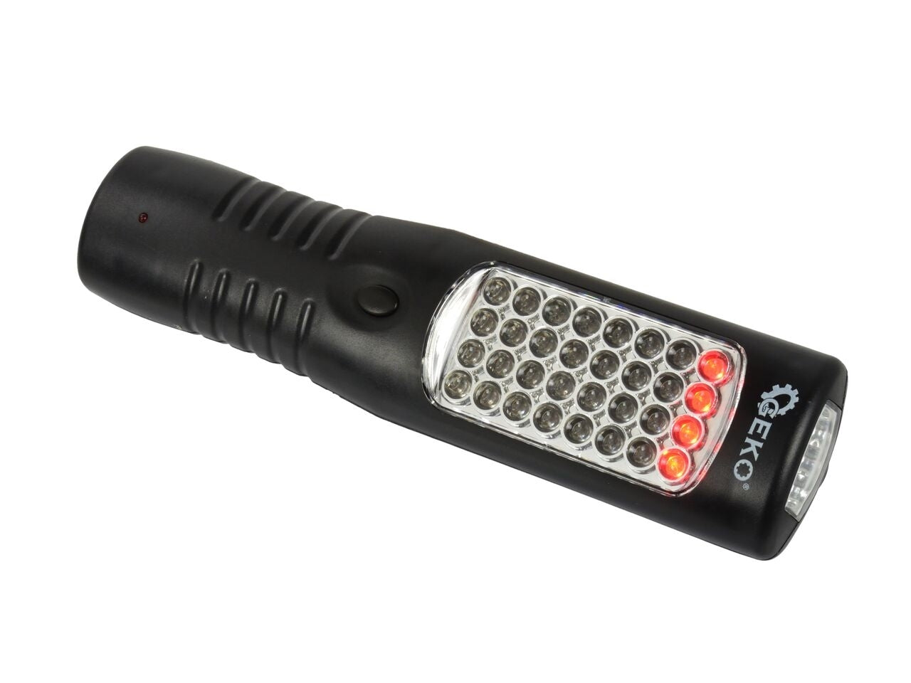 Lanterna pentru atelier, 28+4+3LED+carlig 230V/12V, Geko G15111