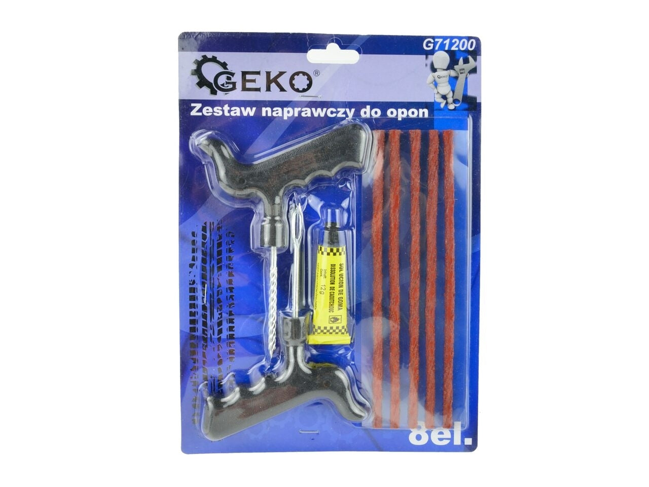 Set 8 unelte pentru repararea anvelope, Geko G71200