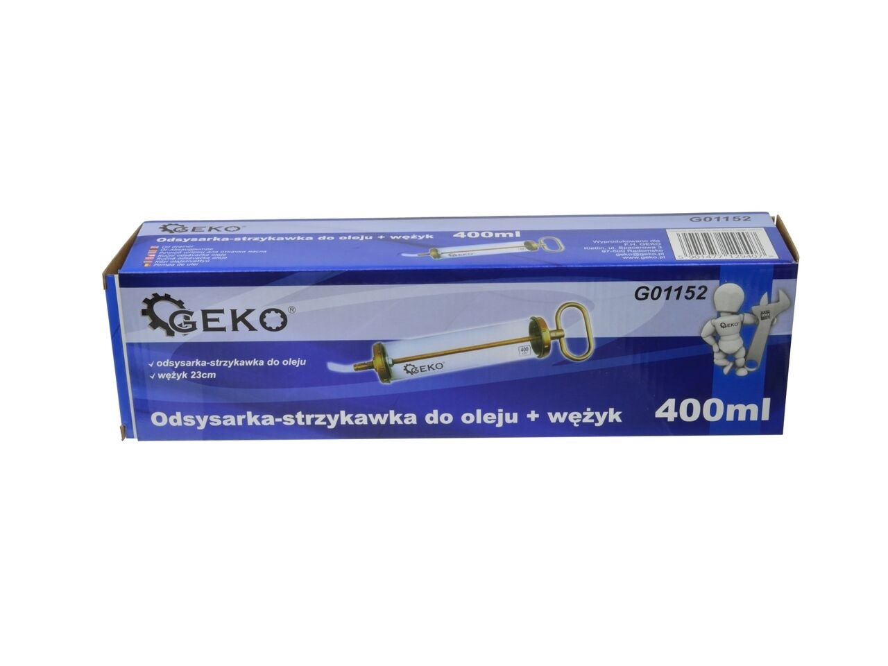 Extractor pentru ulei 400 ml + furtun, Geko G01152