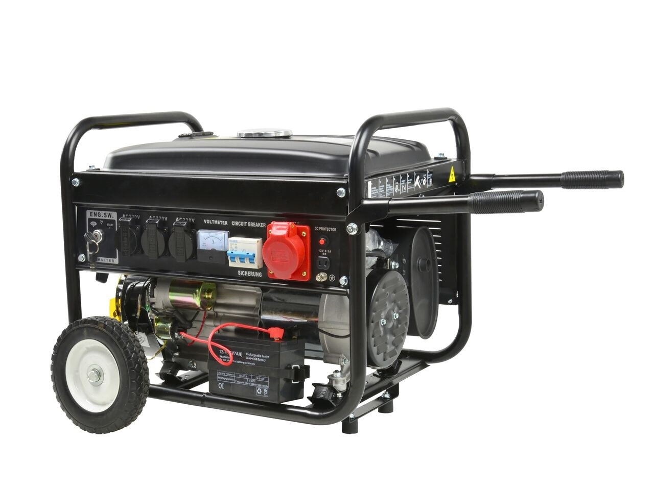 Generator electric, 7.0KM, 230V / 400V / 12V, 4000 rpm, 210 cm3, Keltin K00254