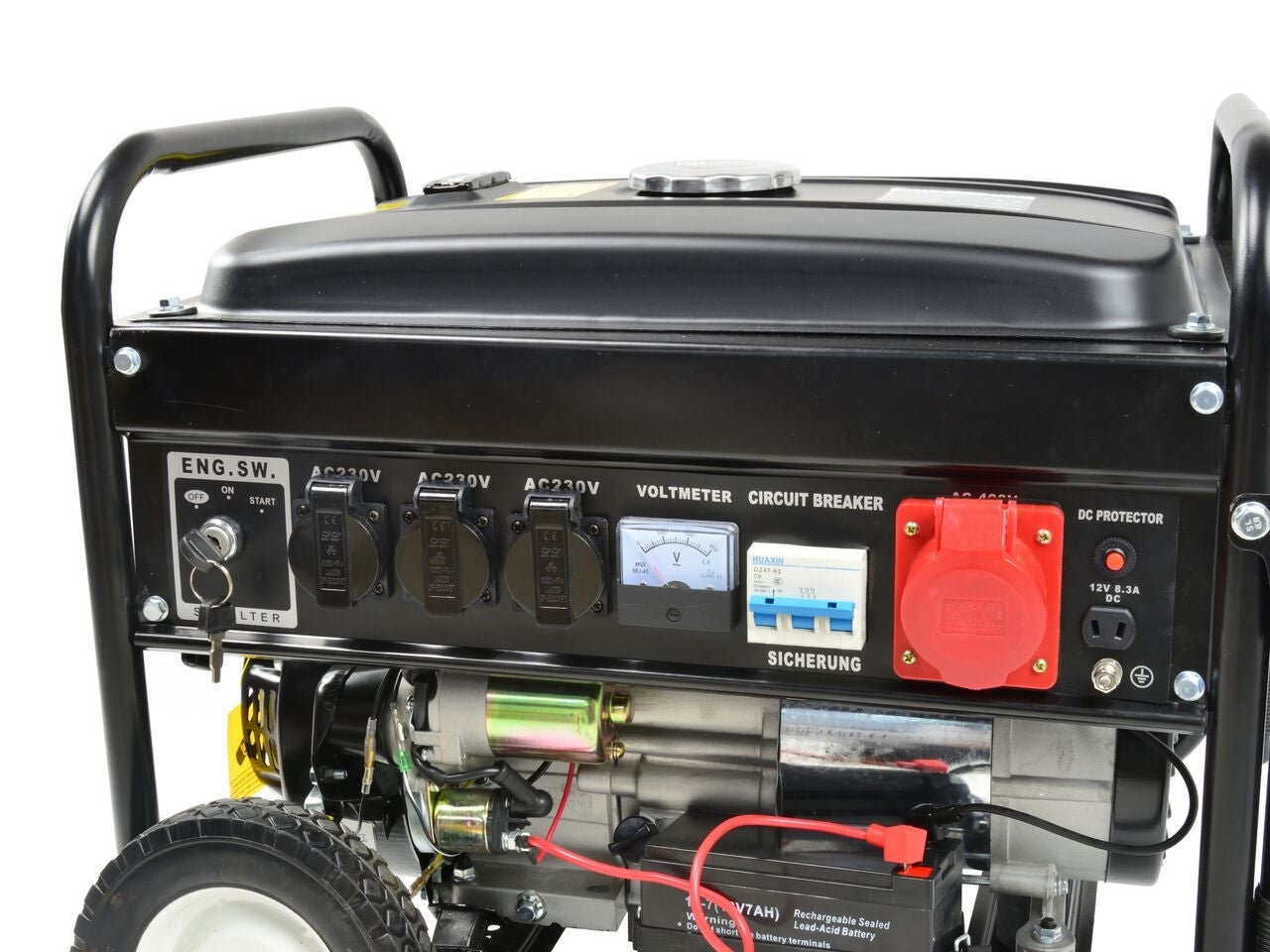 Generator electric, 7.0KM, 230V / 400V / 12V, 4000 rpm, 210 cm3, Keltin K00254