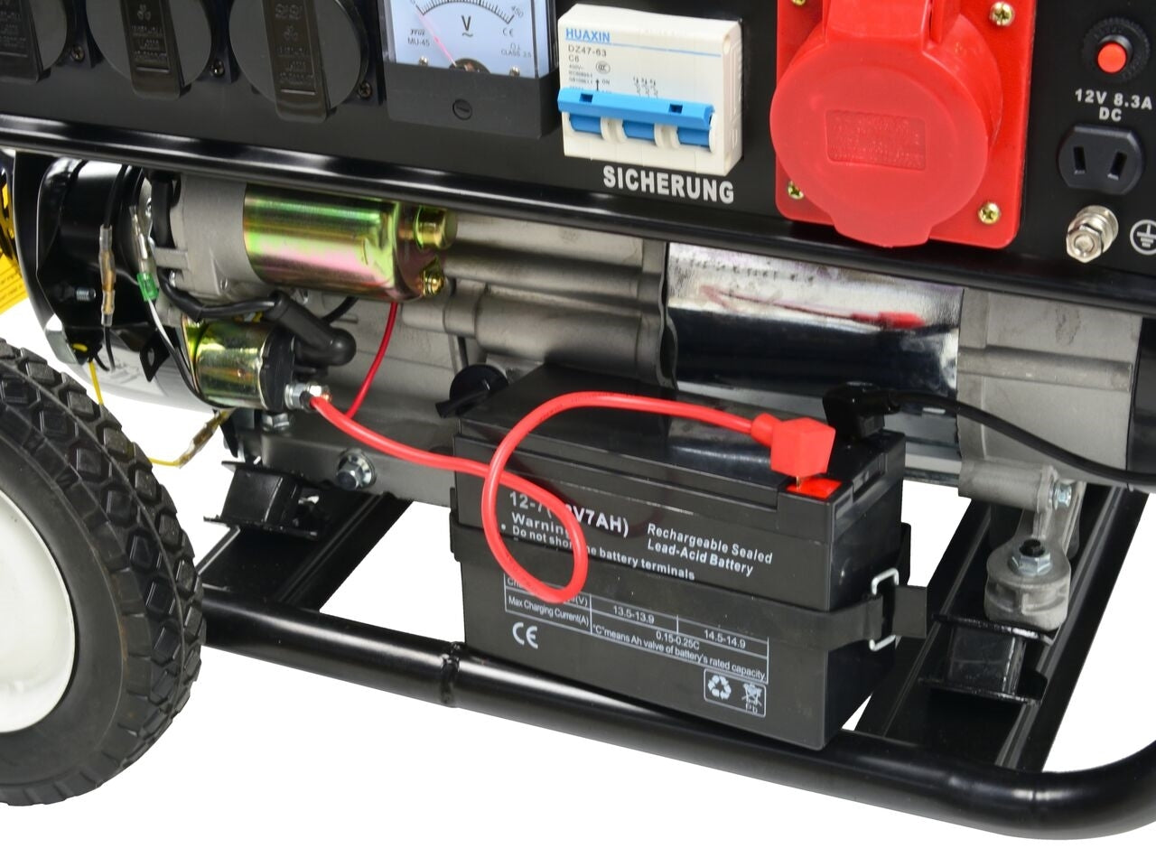 Generator electric, 7.0KM, 230V / 400V / 12V, 4000 rpm, 210 cm3, Keltin K00254