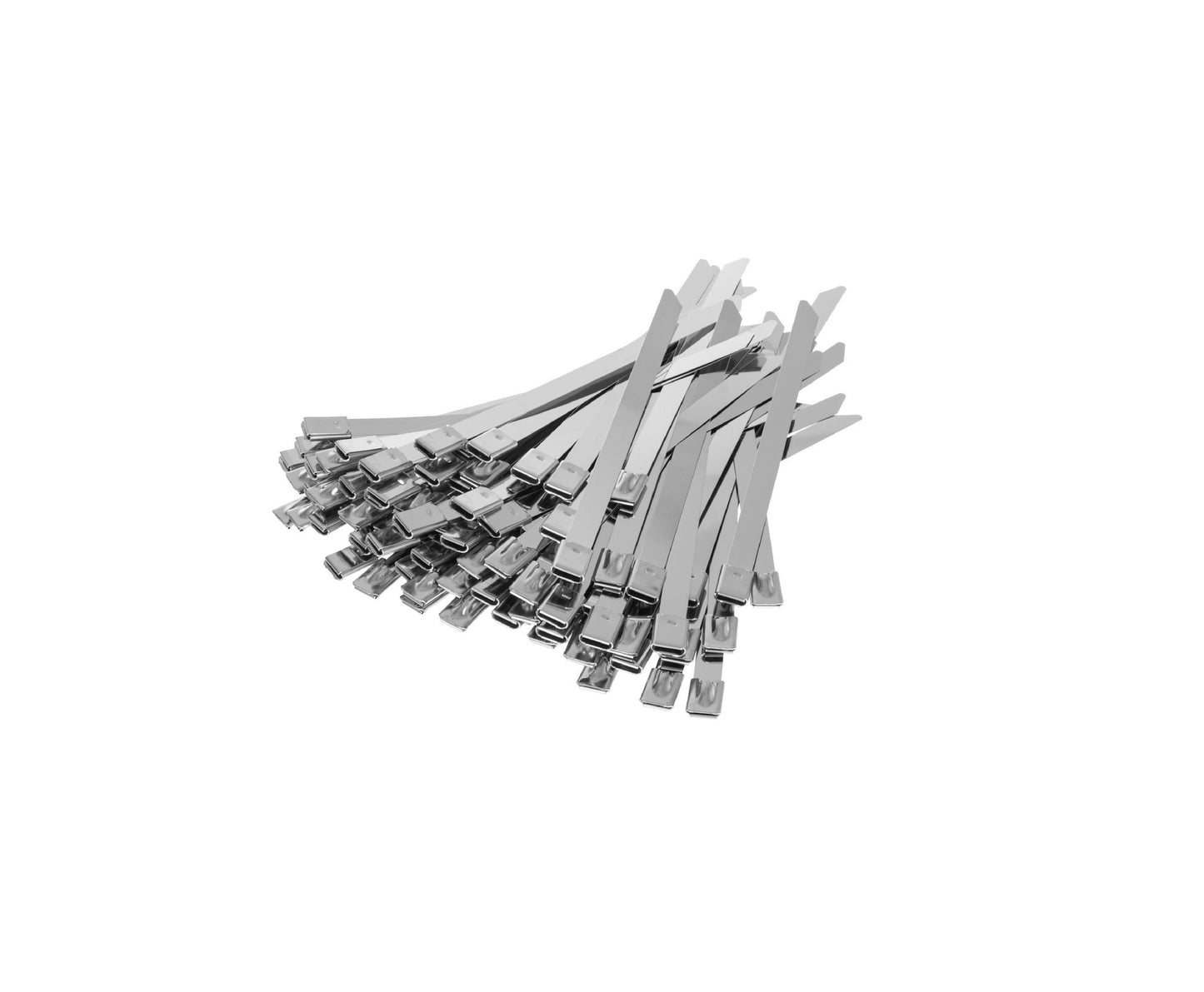 Set cleme din inox, 7,9x250mm, 100 bucati, Geko G17259