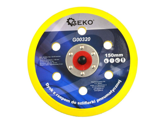 Disc Velcro 150 mm pentru polizor, Geko G00320