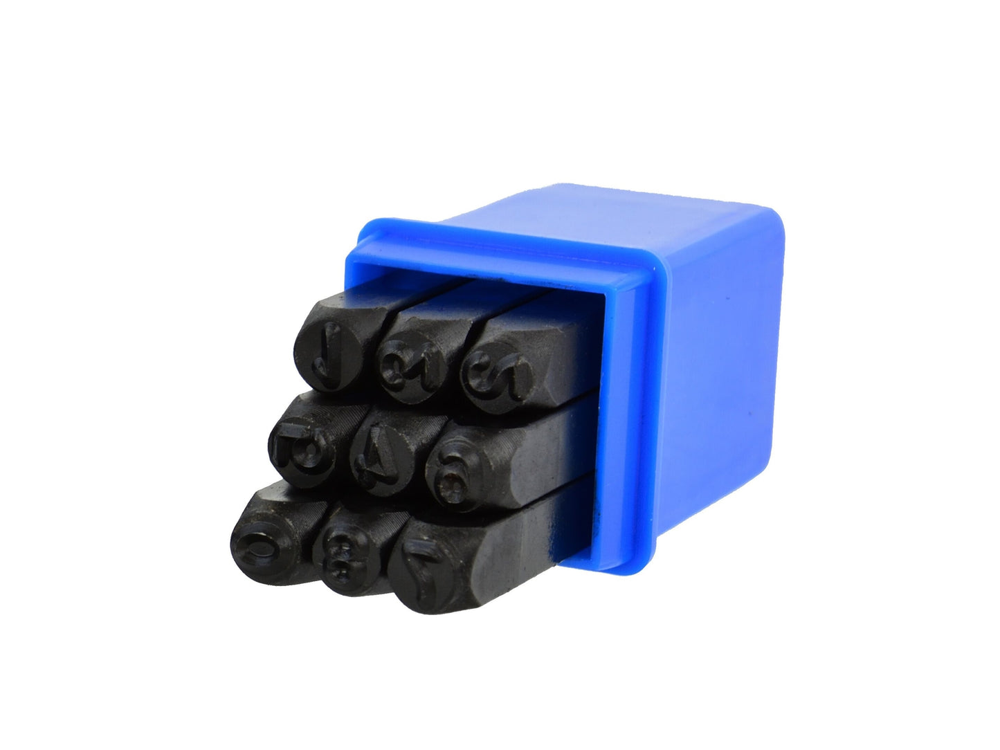 Set 9 poansoane cu cifre 6mm, Geko G01810