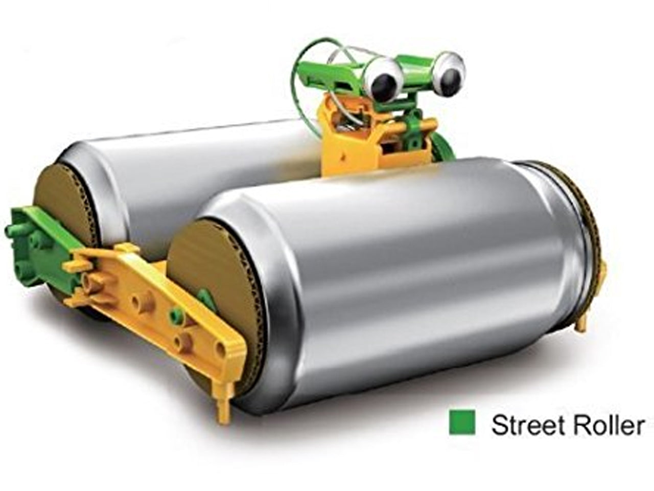 Robot jucarie 6 in 1 cu alimentare solara, Malplay 104214