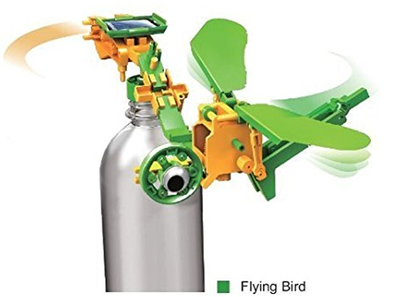 Robot jucarie 6 in 1 cu alimentare solara, Malplay 104214