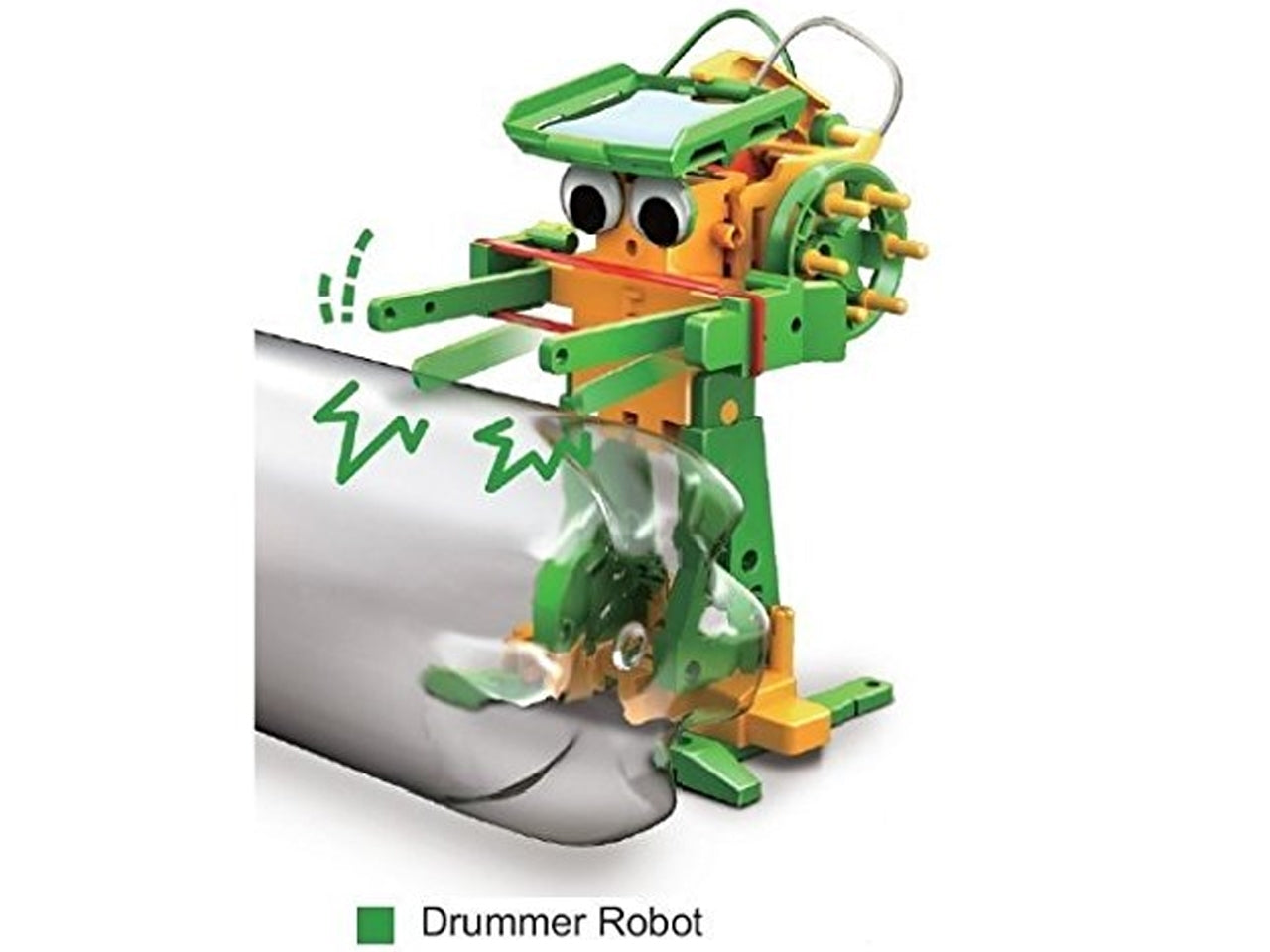 Robot jucarie 6 in 1 cu alimentare solara, Malplay 104214