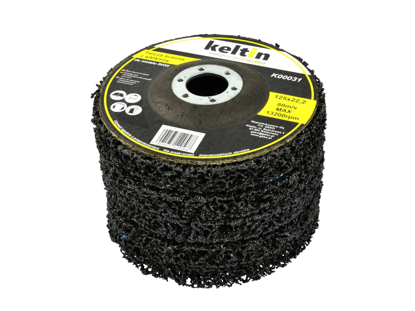 Disc abraziv pentru slefuire125 mm, Keltin K00031