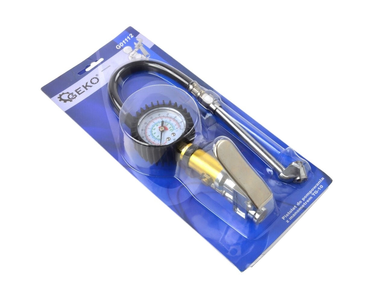 Pistol de umflat cu manometru TG-10, GEKO G01112