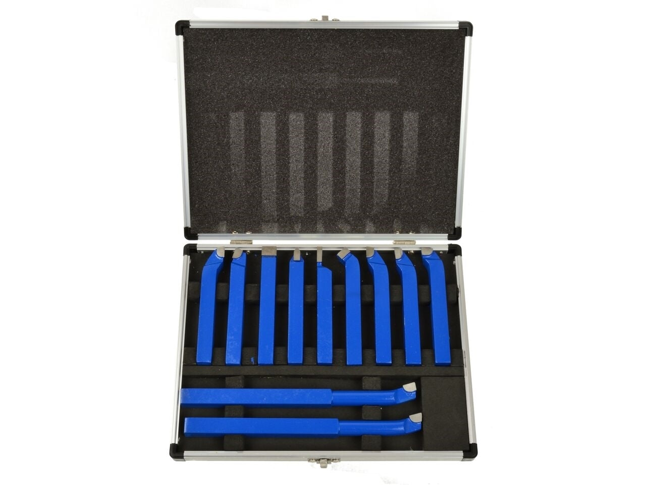 Set 11 instrumente de strunjire 12x12mm + valiza, Geko G01242