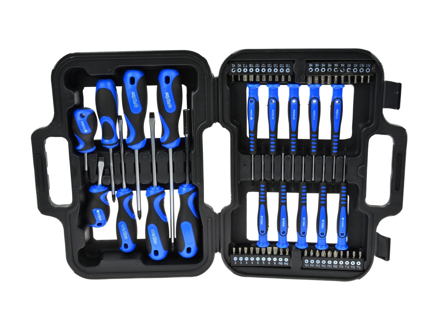 Set de șurubelnițe și biți de precizie 58 piese, Geko G32001