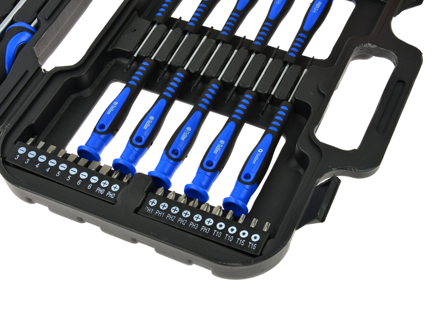 Set de șurubelnițe și biți de precizie 58 piese, Geko G32001