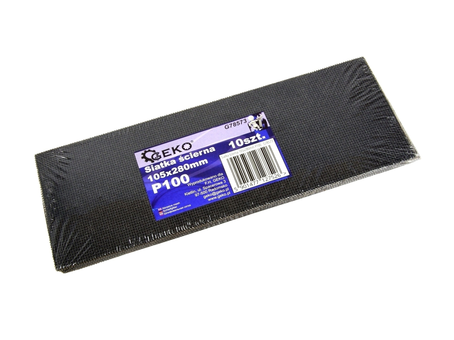 Plasa abraziva 105 x 280mm, P100, Geko G78573