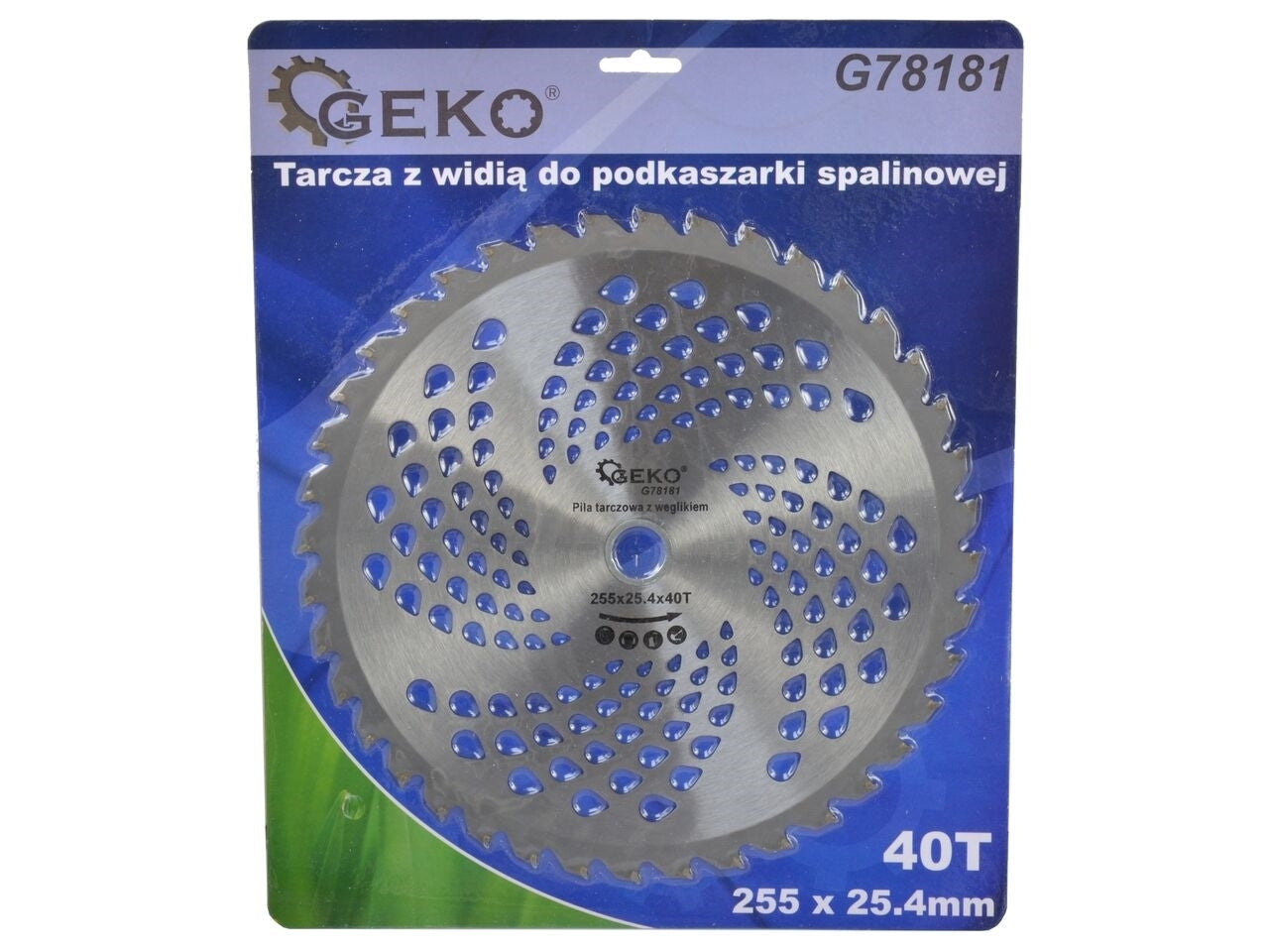 Disc pentru motocoasa 255x25,4mmx40T, GEKO G78181