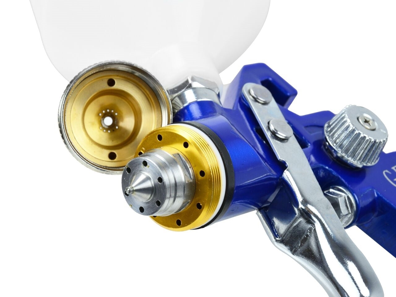 Pistol de vopsit cu rezervorul de 600ml 1.4mm HVLP, GEKO G01108